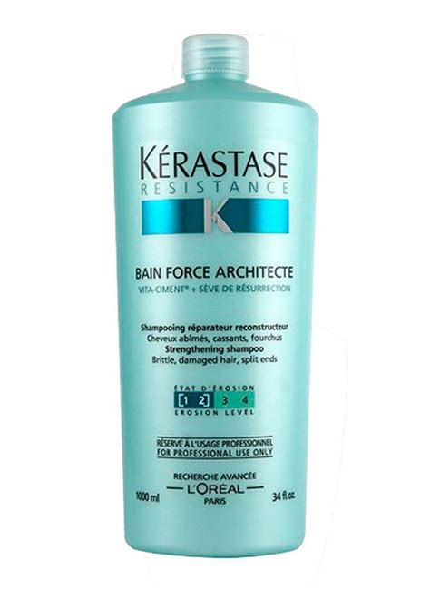 K Rastase Resistance Bain Force Architecte Shampoo Litro Emp Rio Charme