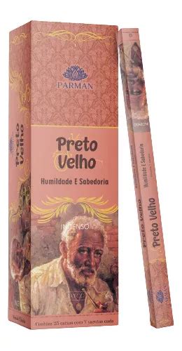 Incenso Parman Preto Velho Box Caixas Varetas Parcelamento