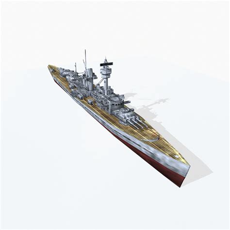 3d model armored cruiser