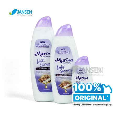 Jual Marina Natural Nutri Serum Hand Body Lotion 475ml 335ml 190ml