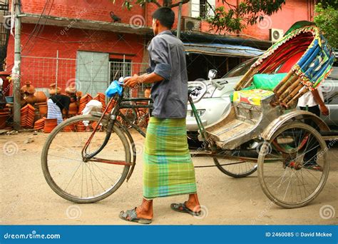 Rickshaw Puller Royalty Free Stock Photo - Image: 2460085