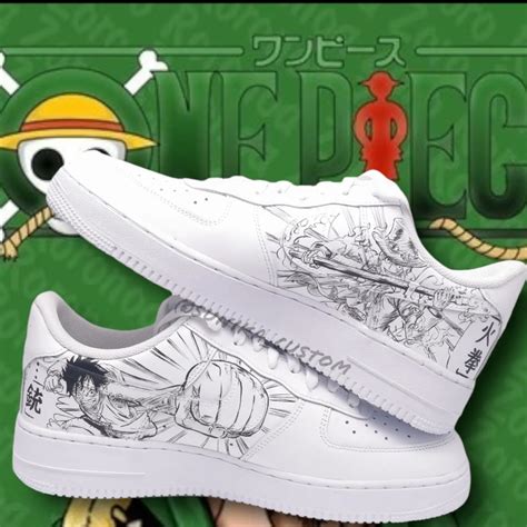 One Piece Air Force 1 Custom Personalized Shoes Custom Af1 Shoes