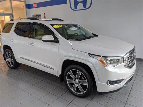 Certified Pre Owned 2019 Gmc Acadia Denali Sport Utility In Indiana Pa H50109a Delaney Honda