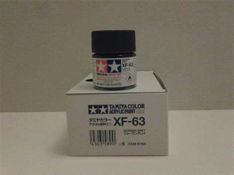 Tamiya Acrylic Paint XF 63 German Grey 10ml Mini EBay