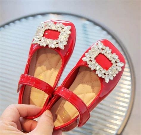 Formal Elegant Red Shoes for Kids, Babies & Kids, Babies & Kids Fashion ...