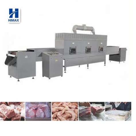 Industrial Frozen Shrimp Prawn Meat Microwave Thawing Defrosting