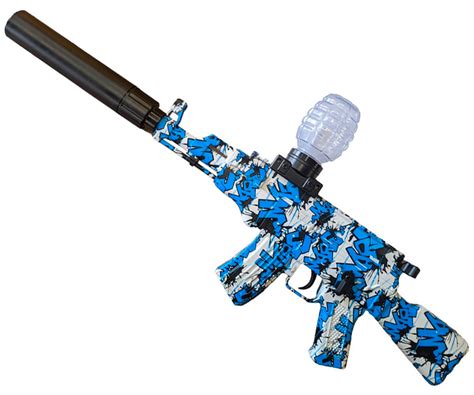 Rifle Akm Eletrico De Bolinhas De Gel Orbeez Azul Corvo Shop