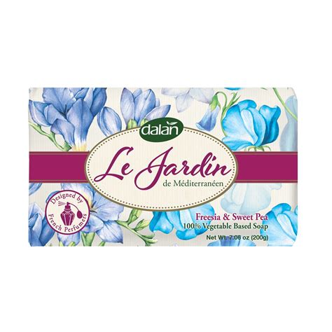 Dalan Le Jardin Pure Vegetable Soap Freesia And Sweet Pea 200g