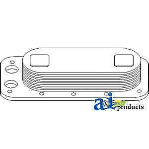 Oil Cooler Re Fits John Deere Elc Sh