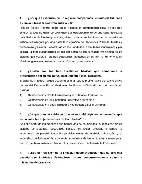 Examen 27 Octubre year preguntas y respuestas 1 Por qué se