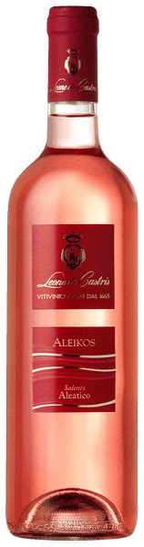 Leone De Castris Aleikos Salento Aleatico Rosato Vivino Us