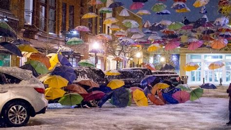 Wausaus Umbrellas Tumble Down After First Snow