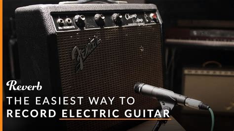 The Easiest Way To Record Your Electric Guitar And Other Beginner