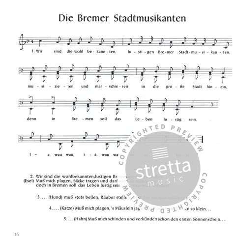 Märchen und Märchenlieder von Hans Wolfgang Poser im Stretta Noten