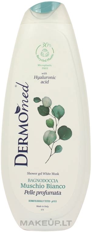 Dermomed Shower Gel White Musk with Hyaluronic Acid Dušo želė