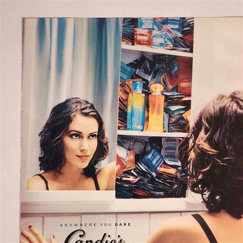 Candies Alyssa Milano Anywhere You Dare Print Ad 2000 Maxim Magazine