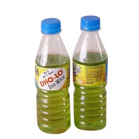 Dho Lo Liquid Dish Wash Cleaner Packaging Type Plastic Bottle