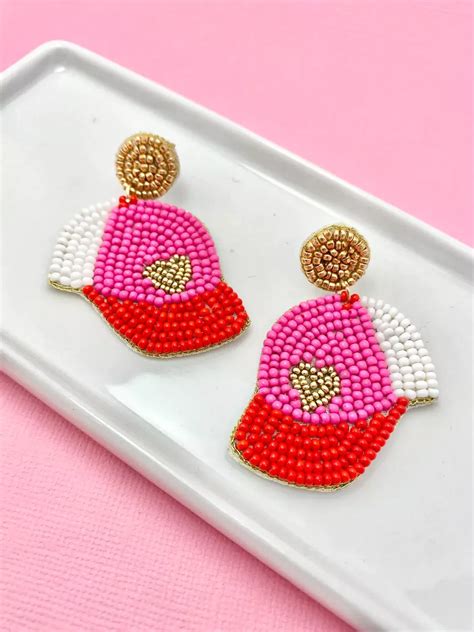 Aggelos Earrings For Her Beaded Earrings Diy Fabric Jewellery