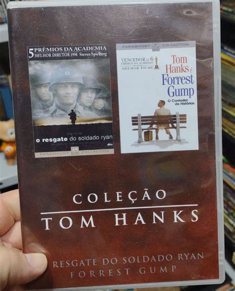 Cole O Tom Hanks Dvds Forest Gump E O Resgate Do Soldado Ryan Filme