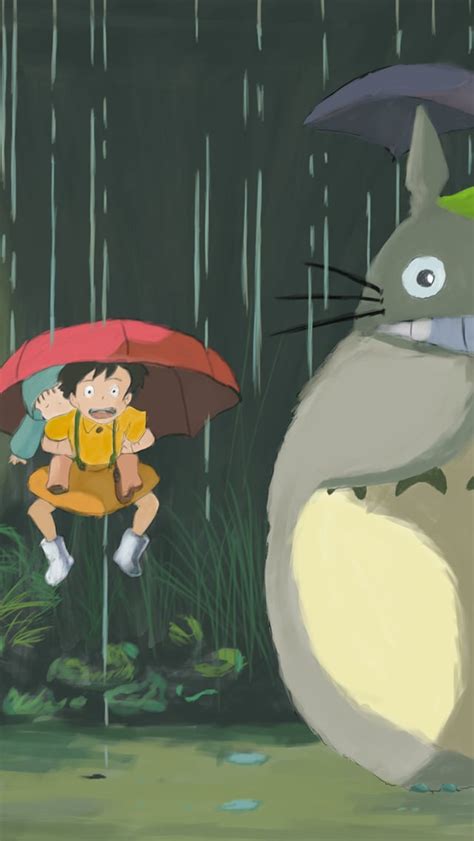 Totoro Phone Wallpaper - WallpaperSafari