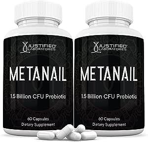 Amazon Justified Laboratories 2 Pack Metanail 1 5 Billion CFU