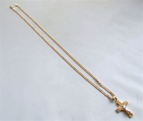 Gouden Collier Met Kruishanger Kopen Gouden Collier Met Kruishanger