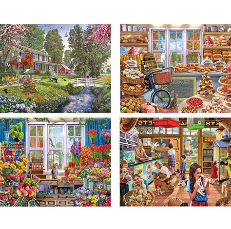 Set Of Steve Crisp Piece Jigsaw Puzzles Spilsbury