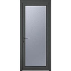 Crystal Upvc Single Door Full Glass Right Hand Open In Mm X Mm