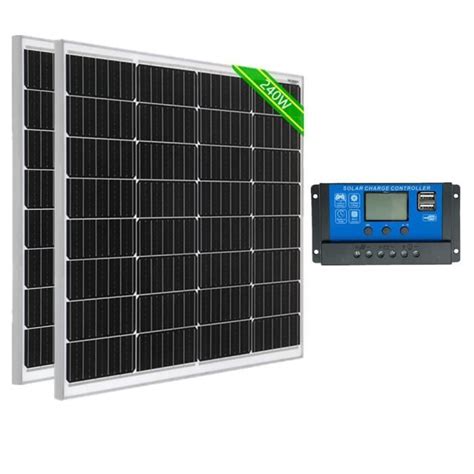 Panneau Solaire Monocristallin W V Kit De Panneaux Solaires Hors