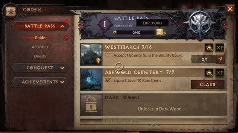 Diablo Immortal Codex Guide Player Assist Game Guides Walkthroughs