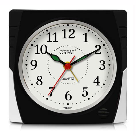 Orpat TBB-357 Buzzer Alarm Clock (Black) | Orpat Group