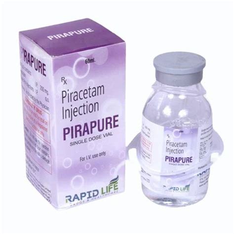 piracetam  ml injection  rs box pharmaceutical infusion