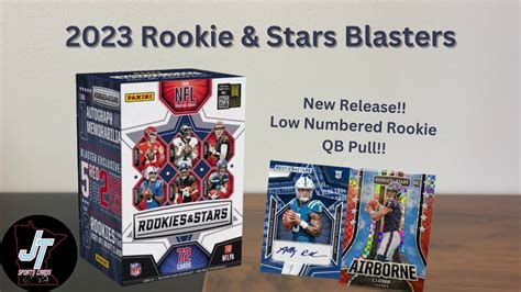 New Release 2023 NFL Rookies Stars Blaster Box 2x Blaster