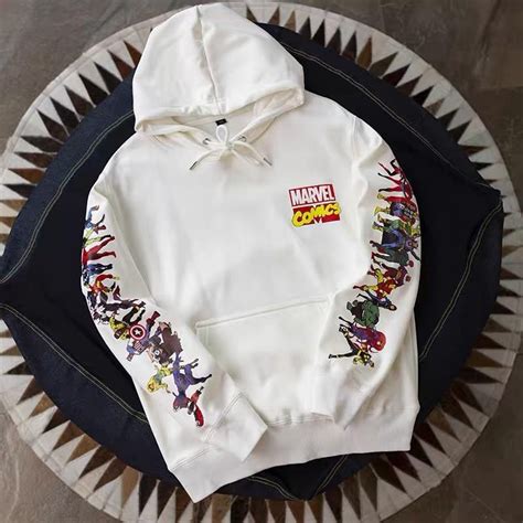 Marvel Comics Superheroes Printed Hoodie Marvel Clothes Marvel Sweatshirt Marvel Shirt