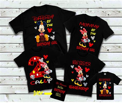 Minnie Mouse Birthday Shirt Minnie Mouse Girl's Shirt - Etsy