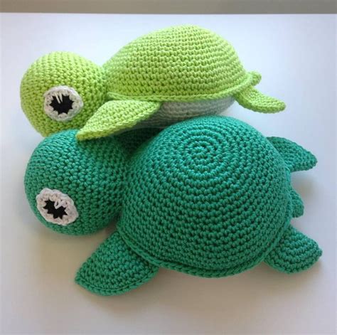 DIY Instructions For Crocheted Turtle Amigurumi Free Pattern Tutorial