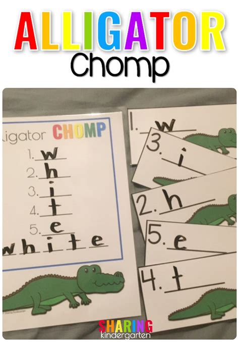 Alligator CHOMP! - Sharing Kindergarten