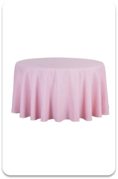 Nappe Ronde Rose Location De D Coration Par Les Voeux D Isis