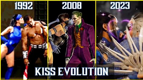 Kitana S Deadly Kiss Evolution Mortal Kombat 1992 2023 Mk2 Mk9 Mk10 Mkx Mk11 Mk1 Youtube