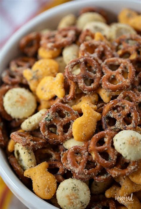 The Ultimate Ranch Pretzel Snack Mix Recipe