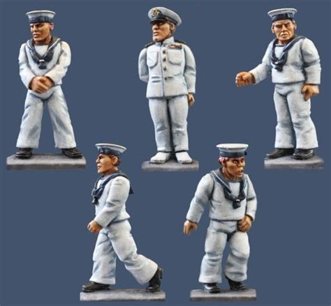 Pbt 16 Royal Navy Deck Crew North Star Military Figures