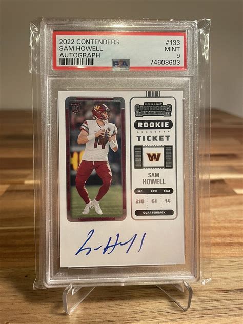 2022 Panini Contenders Rookie Ticket RPS Variation 23133 Sam Howell