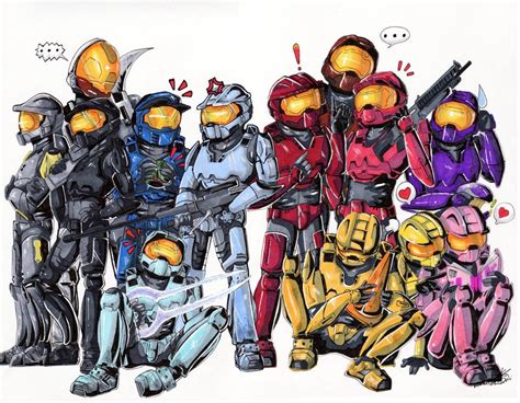 Image Red Vs Blue Cast Red Vs Blue Wiki Fandom Powered By Wikia