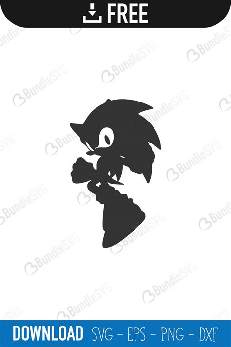 Sonic Hedgehog SVG Cut Files Free Download | BundleSVG