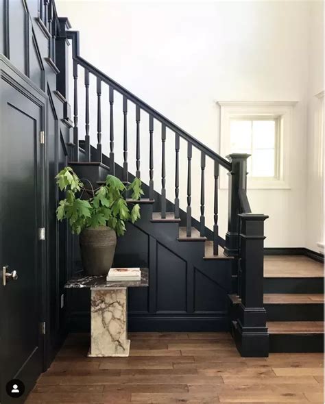 Black Stair Railing Black Staircase Interior Stair Railing Staircase