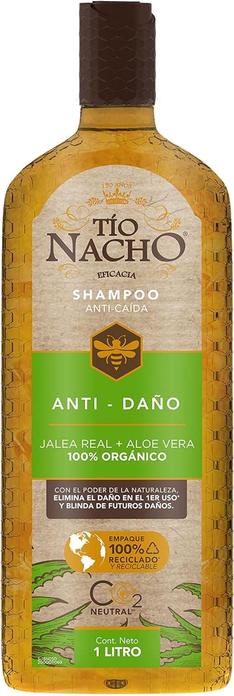 Tío Nacho ANTI DAÑO Shampoo Jalea Real ALOE VERA 100 ORGÁNICO con