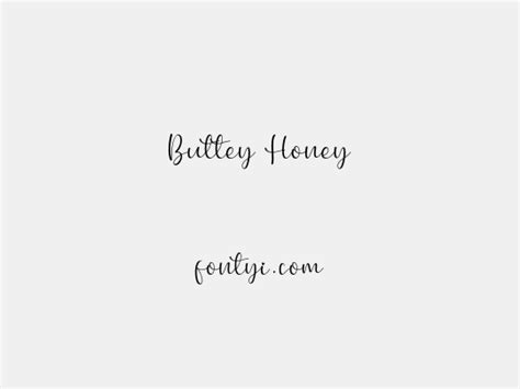 Buttey Honey 字易网