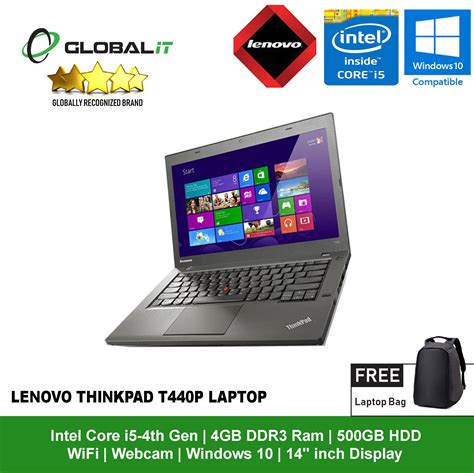 Lenovo ThinkPad T440p i5-4th 14" (Refurbished) - Global Group