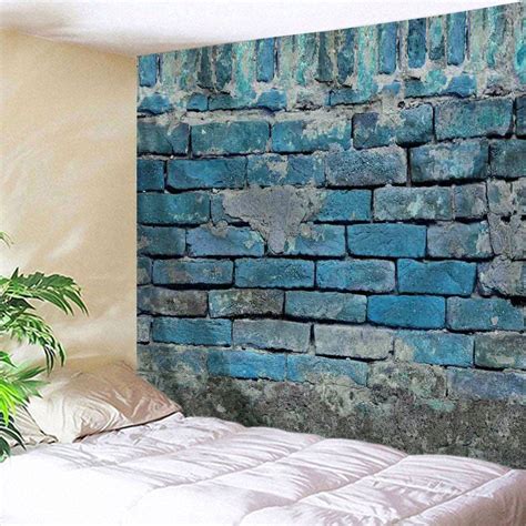 41 Off 2021 Vintage Brick Wall Print Tapestry Wall Art Decoration In