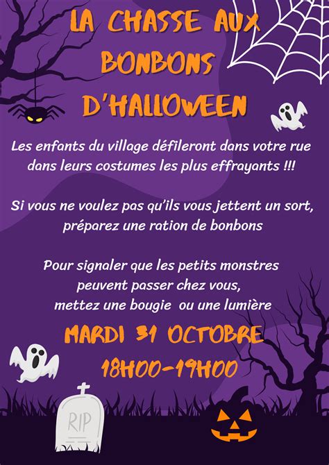 31 Octobre Chasse Aux Bonbons Dhalloween